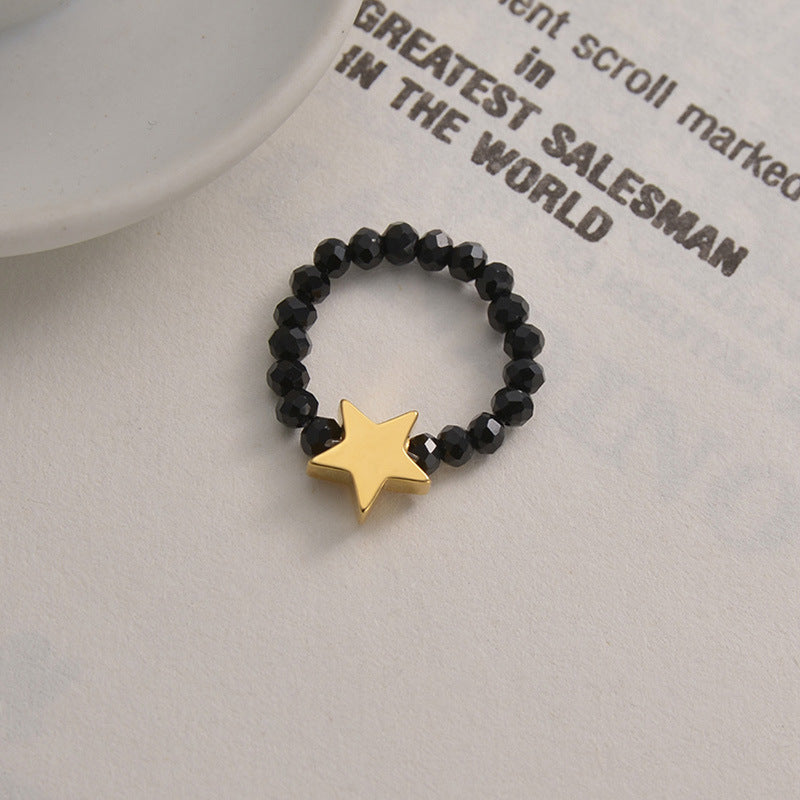 Anillo de corazón de amor de acero inoxidable al por mayor